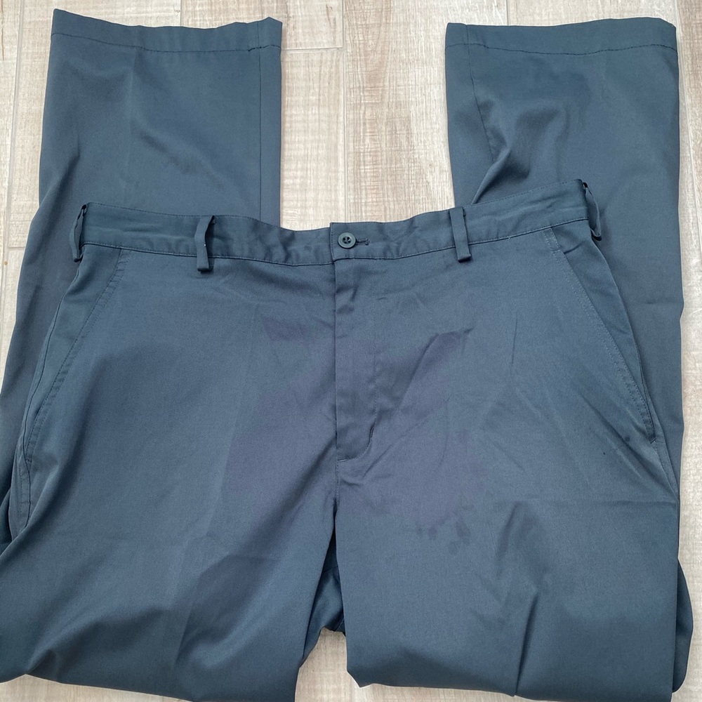 Nike Golf Mens Sz 34X32 Gray Pants Flat Front